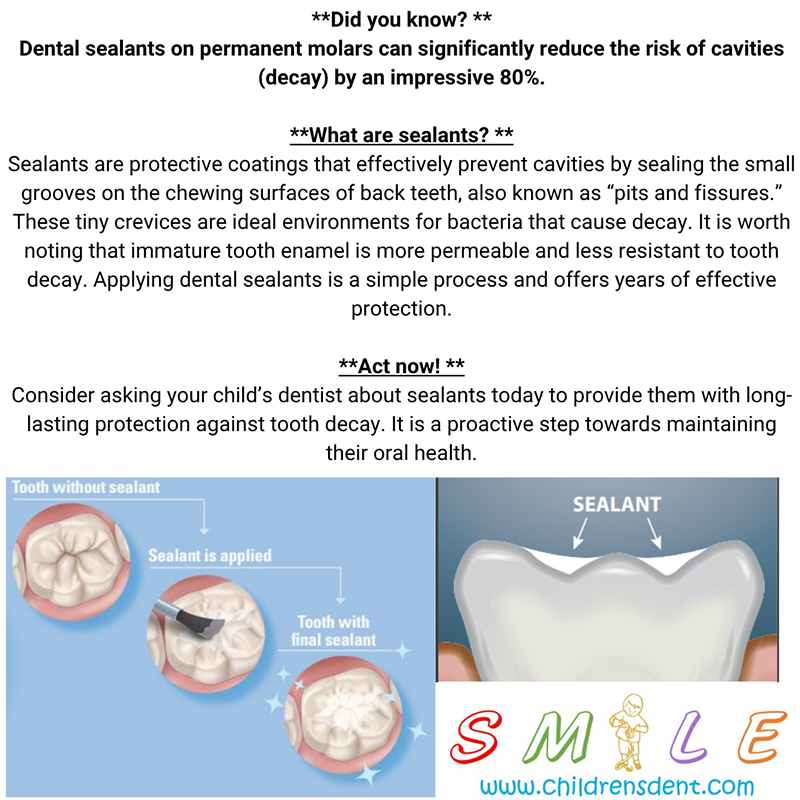 Dental Sealants graphic